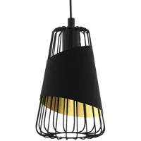 Eglo 49447 AUSTELL E27 Lampe à suspendre Ø165mm noir or