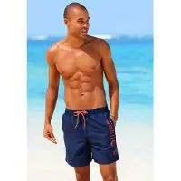 s.Oliver Shorts de bain bleu marine