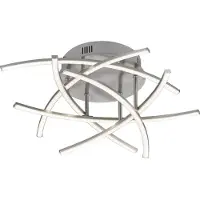 FISCHER&HONSEL GMBH Plafonnier chromé Cross TW Ø 55 cm