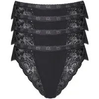 Sloggi Culottes & slips Chic Tai PACK DE 4 femmes - Noir - FR 38