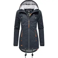Ragwear Veste d’hiver 'Zuzka' bleu marine / marron