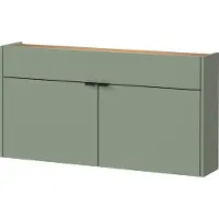 Germania Console Amika 2 portes et 1 tiroir suspendu - Chêne vert sauge