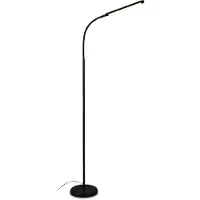 Briloner Lampadaire LED, noir, 1xplatine LED/6W
