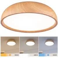 Paulmann Plafonnier , Oka, Bois, Salle de bains, Plastique, Moderne