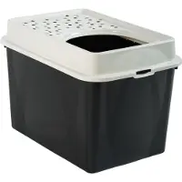 MyPet Maison de toilette Eco BERTY noir - pour chat