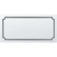 Beliani Miroir mural à LED argenté 120 x 60 cm ARROMACHNES