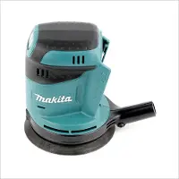 Makita DBO 180 RYJ Ponceuse excentrique sans fil, 18V + 2x Batteries 1,5Ah + Chargeur + Makpac