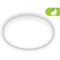 Briloner Tava A Plafonnier LED, CEE A source lumineuse* avec 11W à 2400lm, de lumière, plat, lumière indirecte, lampe de salon, cuisine, panneau LED, 29x3 cm, blanc