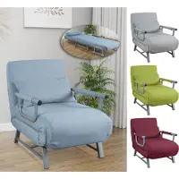 Hioshop Fauteuil-lit Fauteuil Kolino avec fonction sommeil Fauteuil-lit Fauteuil Kolino avec fonction sommeil