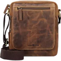 Greenburry Sac à bandoulière brun foncé