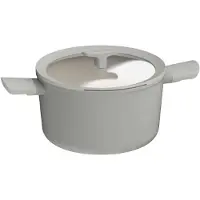 Berghoff Poêle à frire Balance, haute, antiadhésive, 24 cm, 5.5 L, Moonmist, Aluminium recyclé - | Leo Line