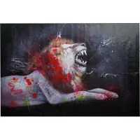 MCW Peinture à l'huile Lion -H25