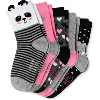 Schiesser Chaussettes gris / rose clair / noir