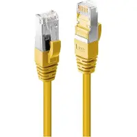 Lindy 47865 Câble patch Cat.6A S/FTP LSZH, jaune 3.0m