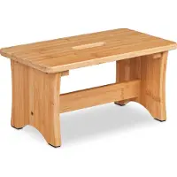 Relaxdays Tabouret en bambou