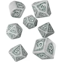 Q-workshop Harry Potter Pack Dés Slytherin Modern Dice Set - White (7)
