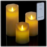 Relaxdays 3x bougies-LED (3x)