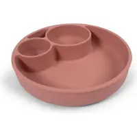 Filibabba Assiette - Silicone - Divisé en pièces - Rose - - UneTaille - Assiette