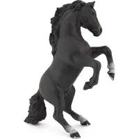 Papo Cheval cabré noir figurine