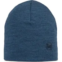 Buff Merino Midweight Beanie Bleu