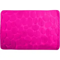 MSV Tapis de bain Microfibre PEBBLE 50x80cm Fuschia