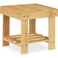 Relaxdays Tabouret-de-salle-de-bain
