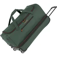 Travelite sac de voyage trolley Basics Wheeled Duffle dunkelgrün vert foncé 75cm