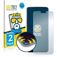 BROTECT Full-Cover Protection (2 pcs, OnePlus 6), Téléphone portable : film de protection, Transparent