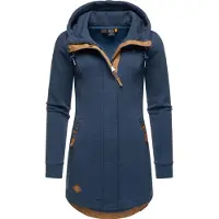 Ragwear Veste de survêtement 'Letty' bleu foncé / cognac