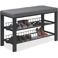 Relaxdays Banc-à-chaussures (82 x 33 x 50.50 cm)