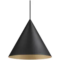 SLV Suspension Magico 38 noir avec or Ø 38cm