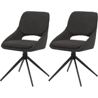 Mendler Chaise de salle à manger -N73 (lot de 2)