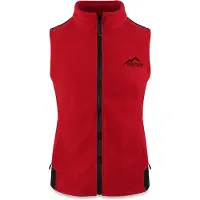 Normani Gilet de sport 'Barrie' rouge / noir