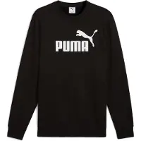 Puma Sweat de sport 'ESS No. 1' noir / blanc cassé