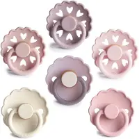 Frigg 6 Pack Edition Size 2:6-18 months tétine Blooming Love