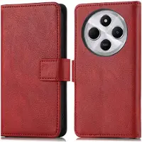 IMoshion Étui de télephone portefeuille de luxe pour Xiaomi Redmi 14C - Rouge