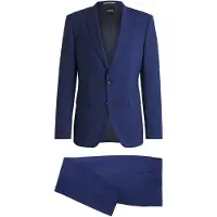 BOSS Costume Slim deux pièces en laine stretch