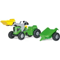 Rolly Toys Futura Trettraktor mit Frontlader + Anh?nger, Drehschemellenkung