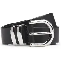 HUGO Ceinture en cuir italien avec double passant