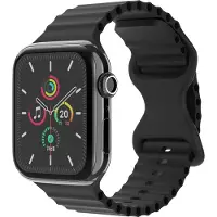 IMoshion Bracelet Athletic en silicone pour Apple Watch | 38/40/41/42 mm - Noir