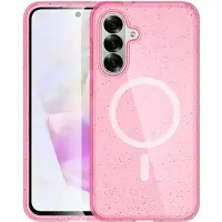 IMoshion Coque Pailletée avec MagSafe Samsung Galaxy A36 - Paillettes Rose