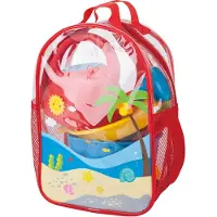 Hape Beach Basics Backpack Rouge Enfants