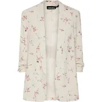 Pieces Blazer 'PCBosella' bleu clair / vert / rose clair / blanc cassé