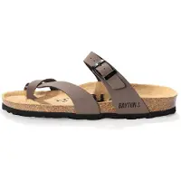 Bayton Mule 'Diane' chocolat / noir