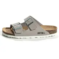 Bayton Pantoufle 'Tracy' gris / noir