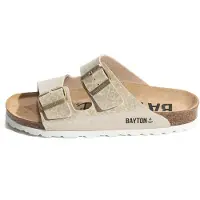 Bayton Pantoufle 'Atlas' beige / écru