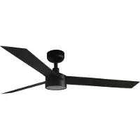 Faro Cruiser Ventilateur de Plafond Black | L (Ø132cm) | LED