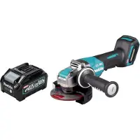 Makita GA 047 GM1 Meuleuse d'angle sans fil 40 V max. 125 mm X-LOCK Brushless + 1x batterie 4,0 Ah - sans chargeur