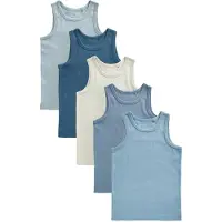 Next Maillot de corps opal / gentiane / bleu pastel / bleu clair / blanc
