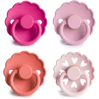 Frigg 4 Pack Edition Size 2:6-18 months tétine Rosy Romance 4 pcs